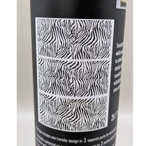 Redesign with Prima Decor Transfers - Zebra Print - 24x36 - Black White